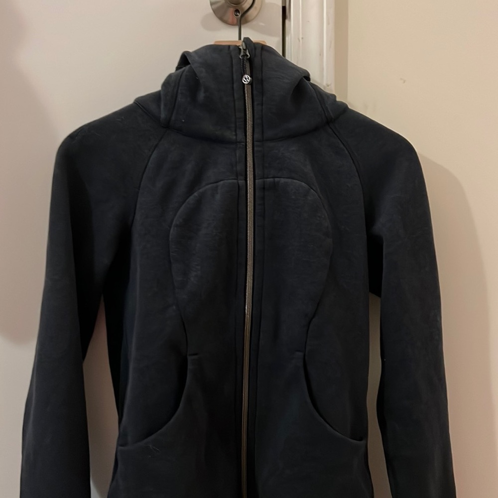 Blue Lululemon Full zip scuba